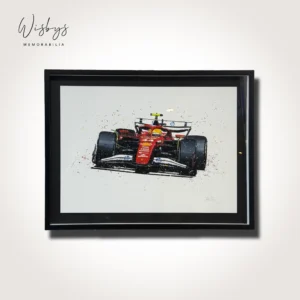 Lewis Hamilton Ferrari limited edition artwork