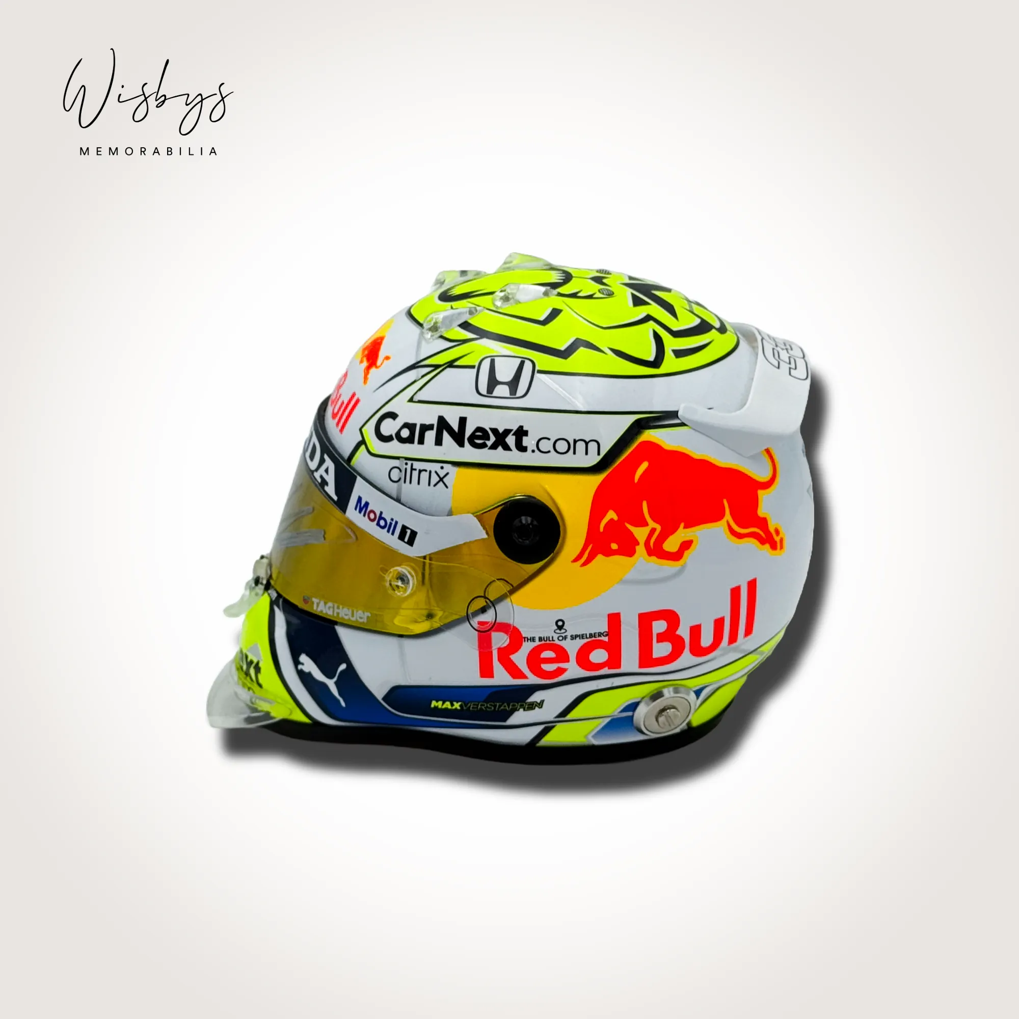 Max Verstappen helmet, view 2
