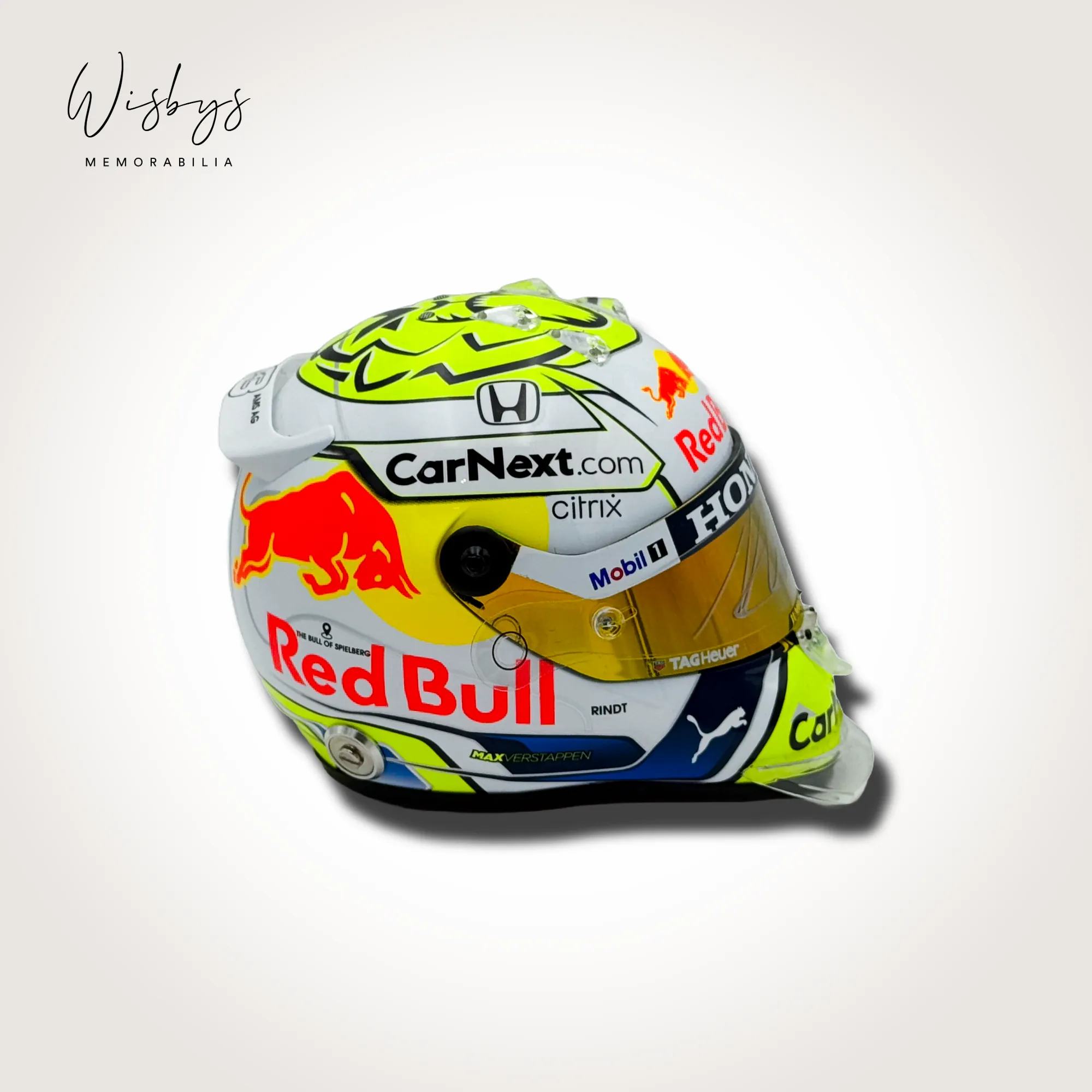 Max Verstappen helmet, view 4