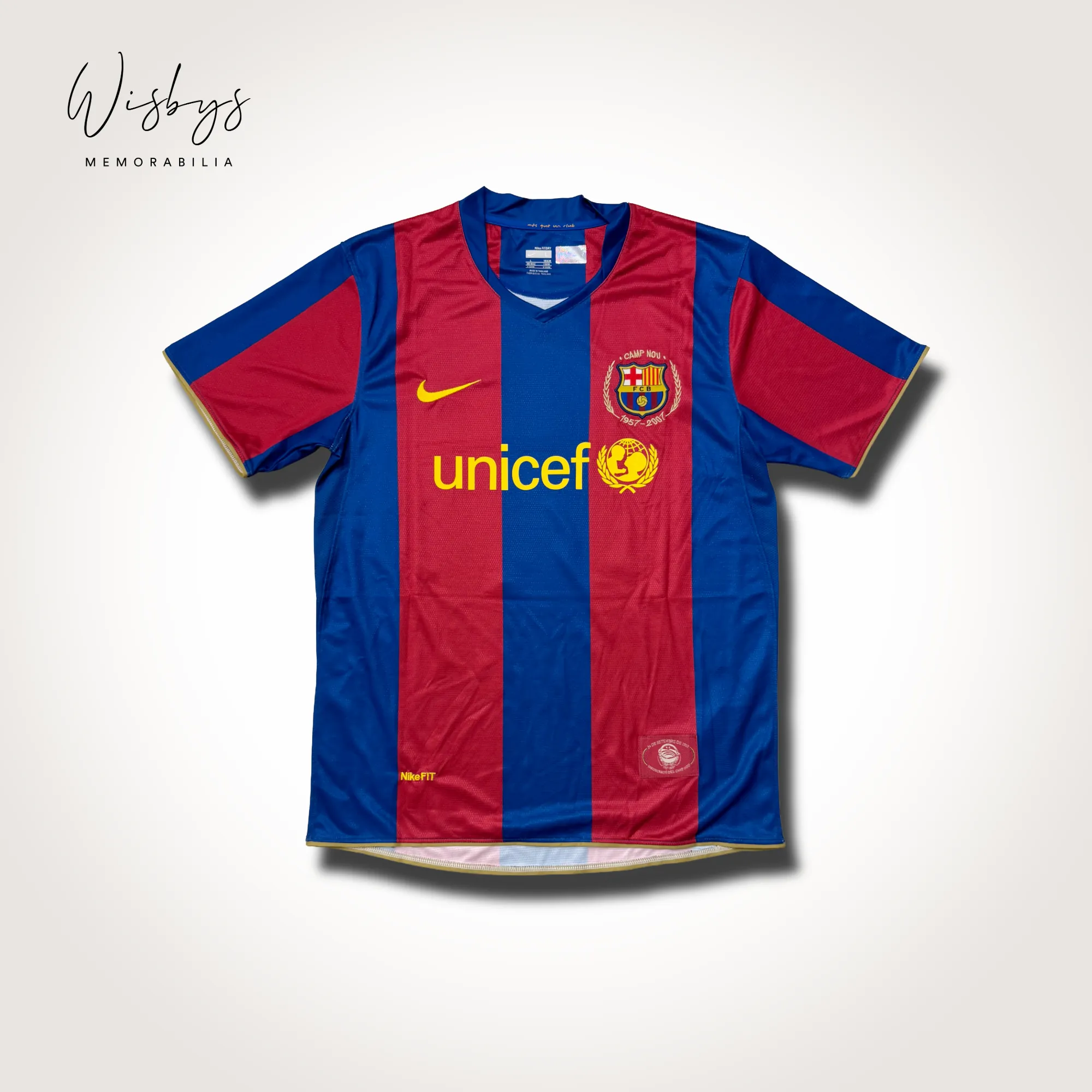 Lionel Messi signed Barcelona jersey, view 2