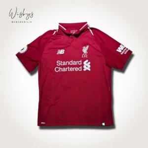 Mohamed Salah signed Liverpool jersey, view 2