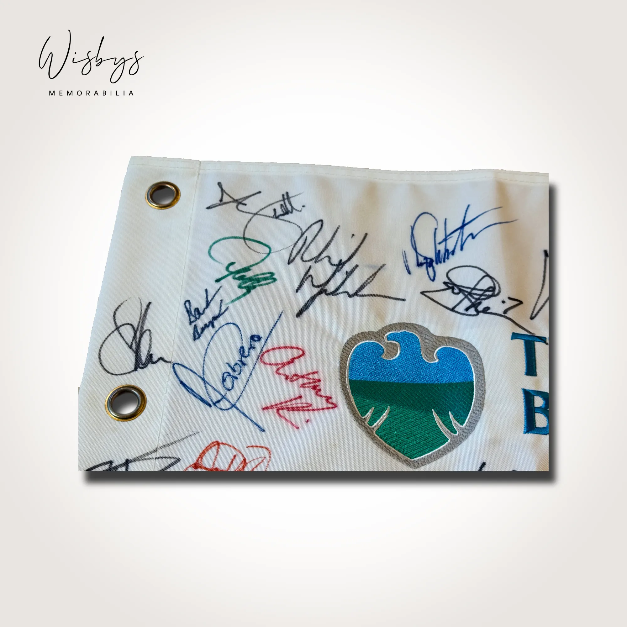 2008 Barclays Classic Multi-Signed Pin Flag, view 3