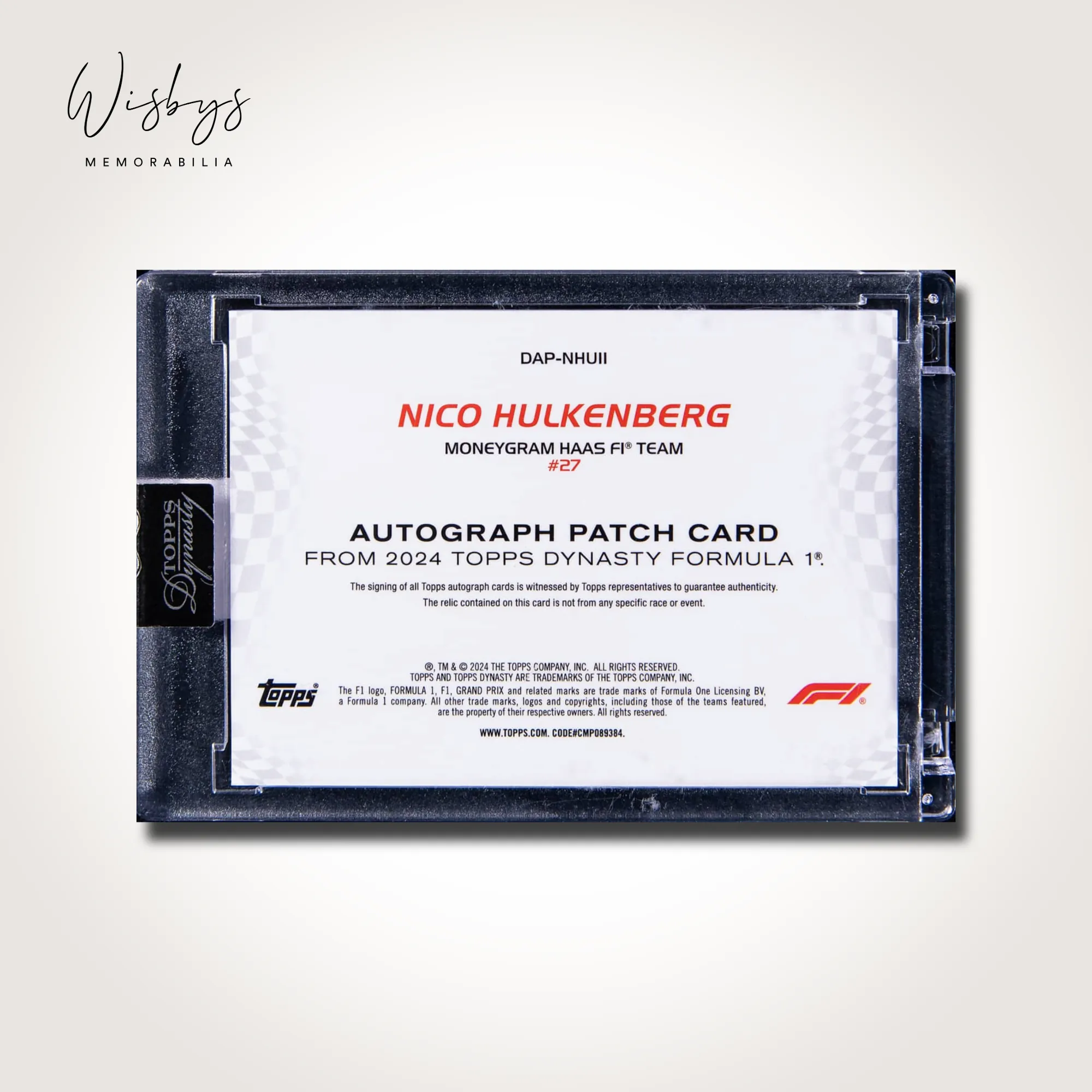 Nico Hulkenberg signed trading card, view 2
