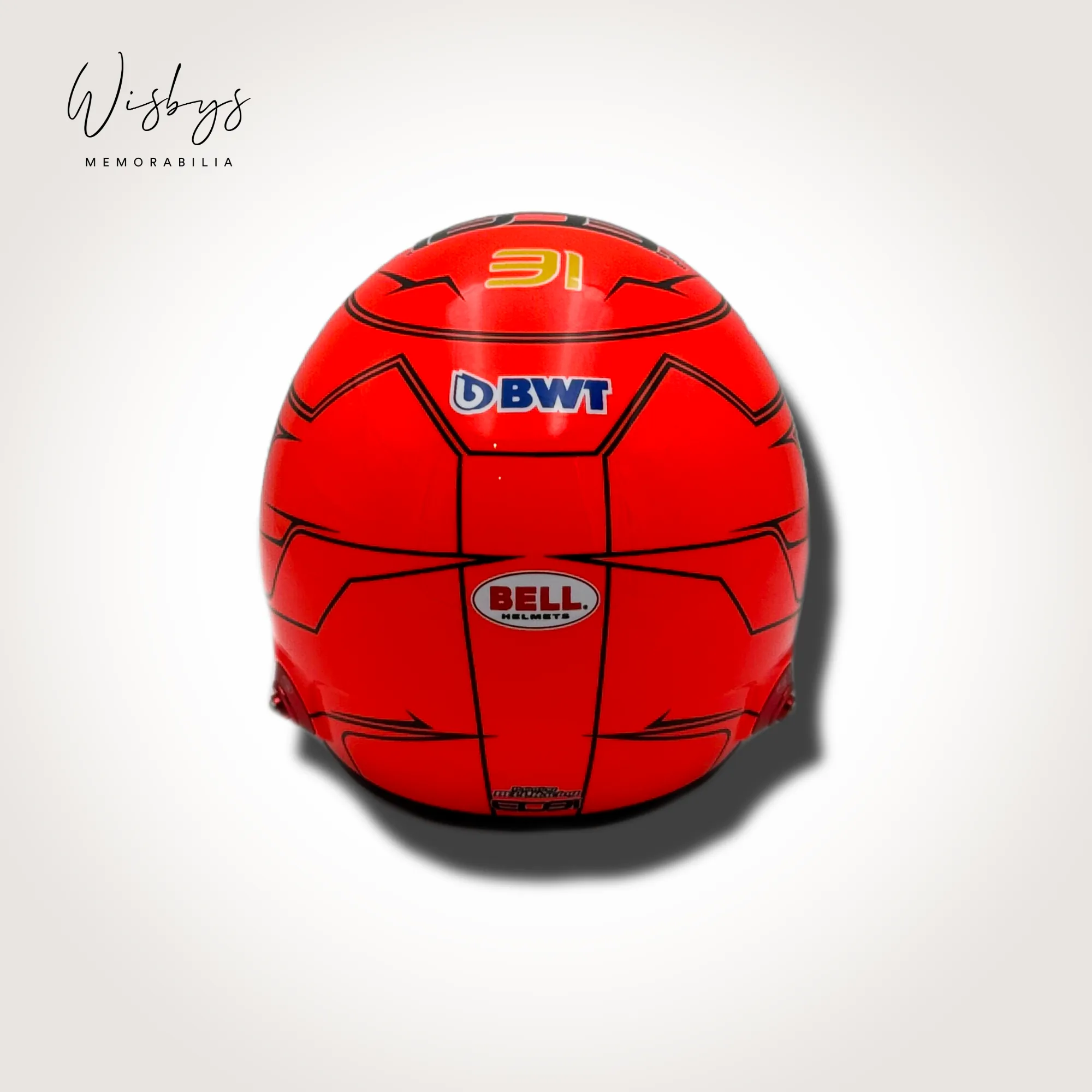 Esteban Ocon helmet, view 4