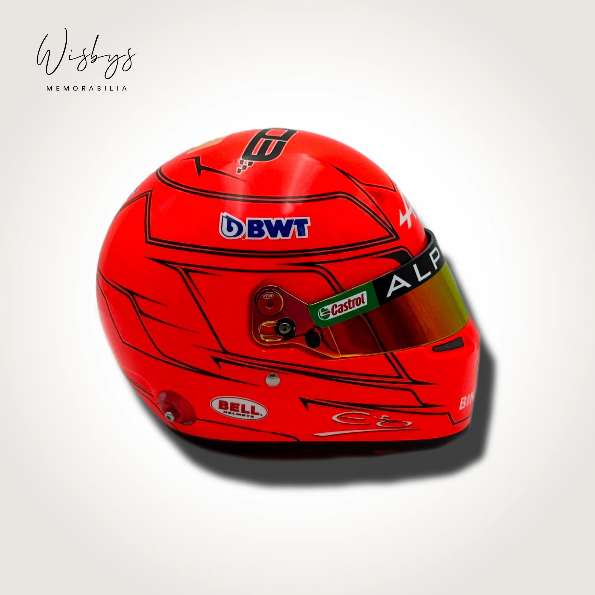 Esteban Ocon helmet, view 5