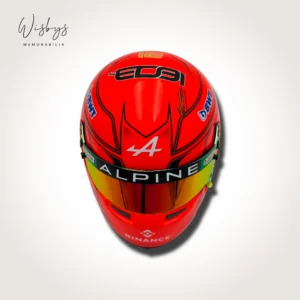 Esteban Ocon helmet, view 6
