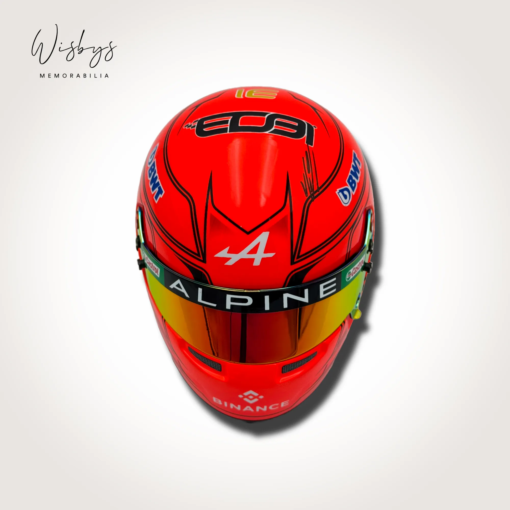 Esteban Ocon helmet, view 6