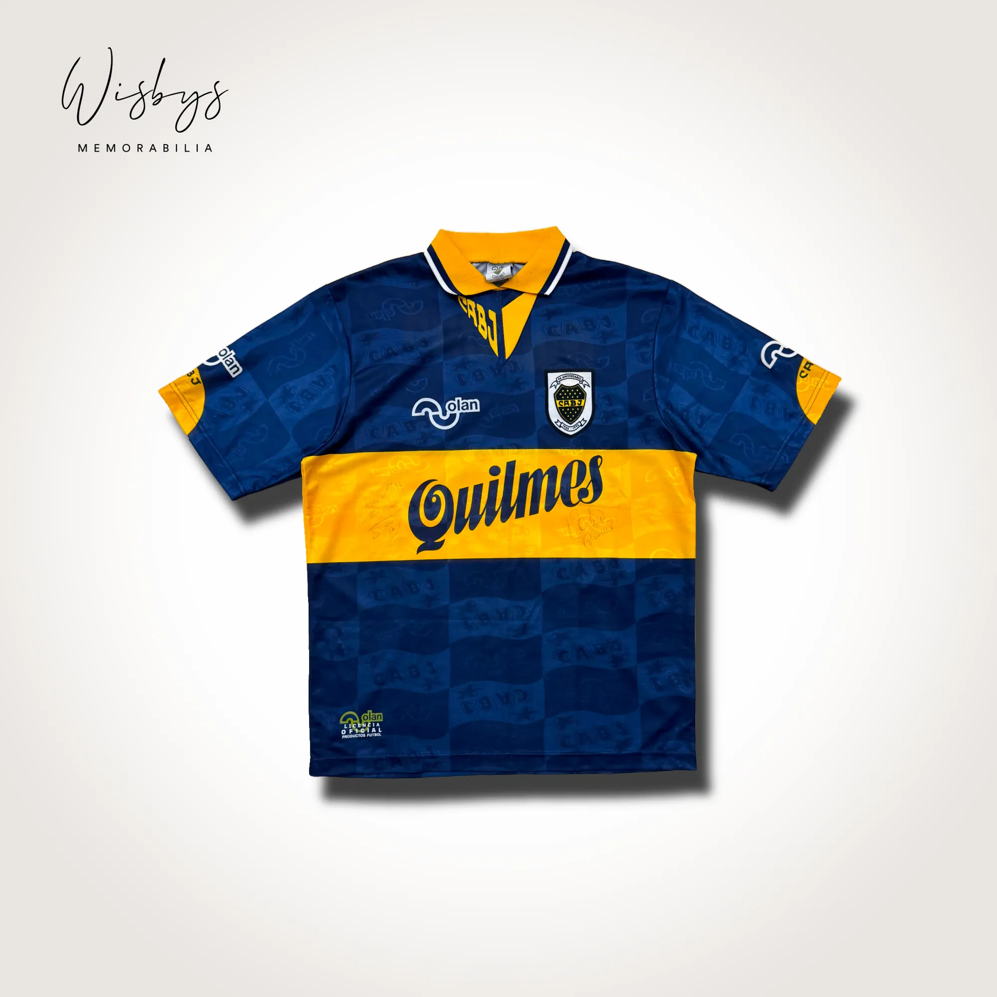Diego Maradona signed Boca Juniors jersey, view 2