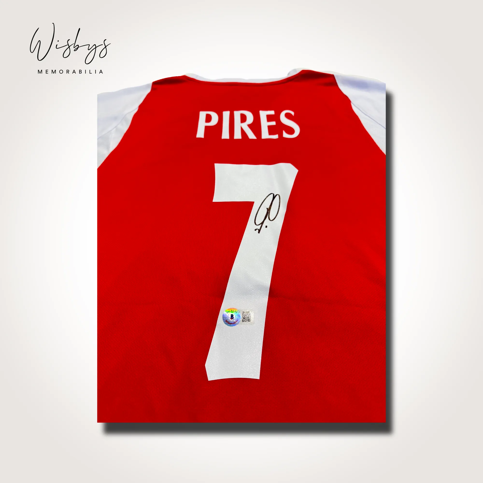 Robert Pires Arsenal jersey, view 3