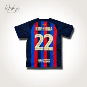 Raphinha signed Barcelona jersey