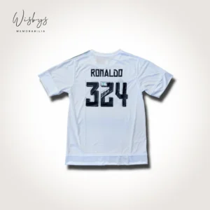 Cristiano Ronaldo signed Real Madrid jersey