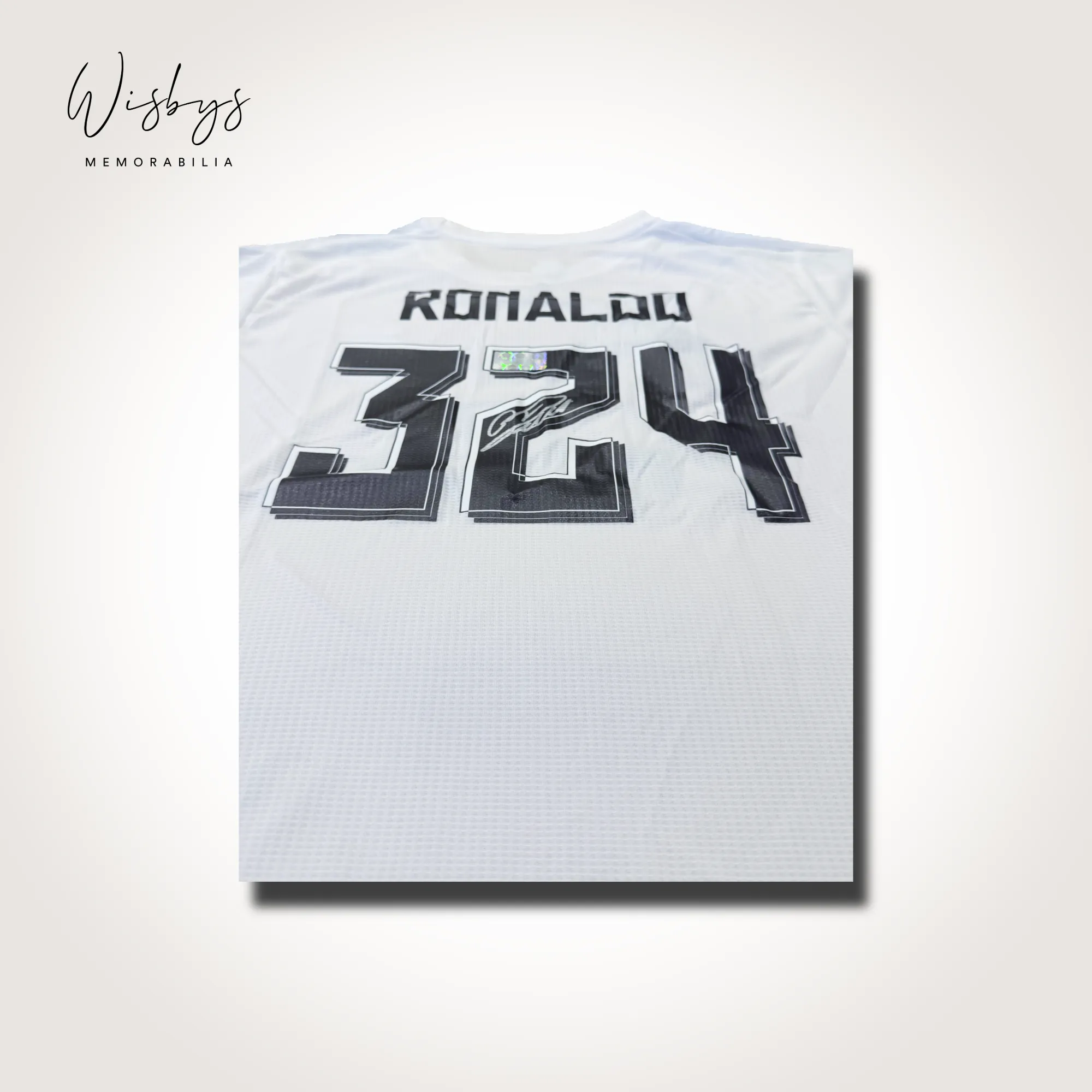 Cristiano Ronaldo signed Real Madrid jersey, view 3