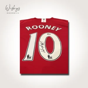 Wayne Rooney signed Manchester United jersey, view 3