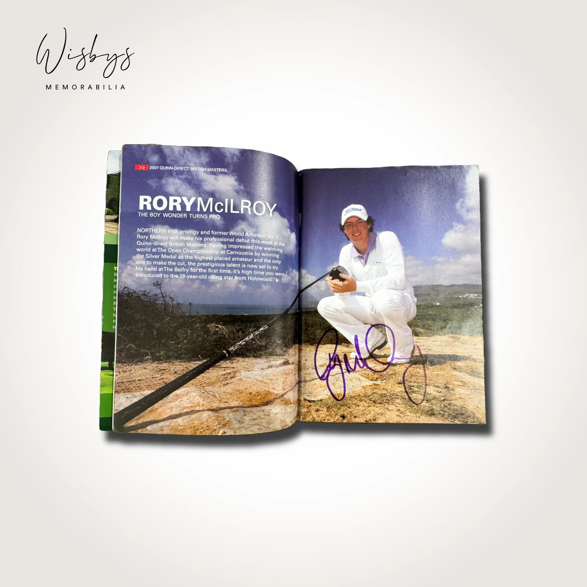 British Masters programme, view 2