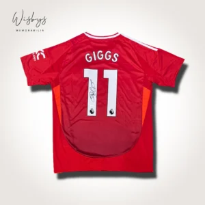 Ryan Giggs signed Manchester United jersey
