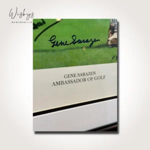 Gene Sarazen Masters Champions Multi-Signed Poster, view 2