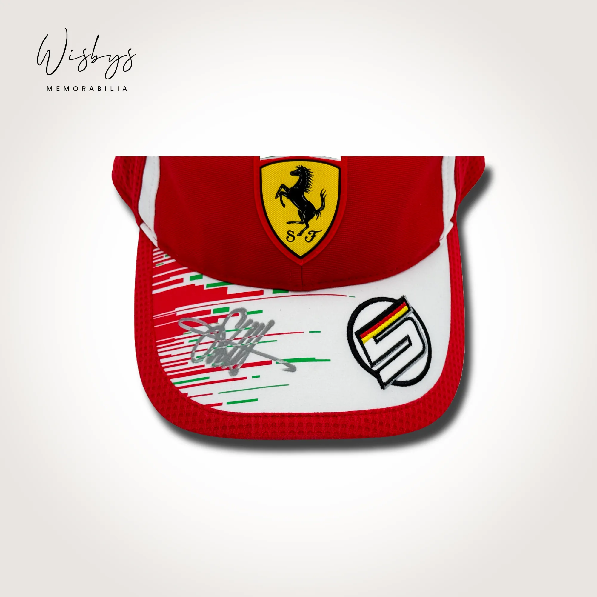 Sebastian Vettel Ferrari cap, view 3