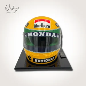 Ayrton Senna replica helmet