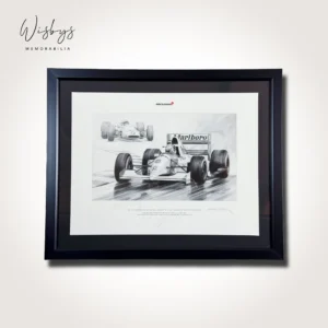 Ayrton Senna McLaren limited edition artwork