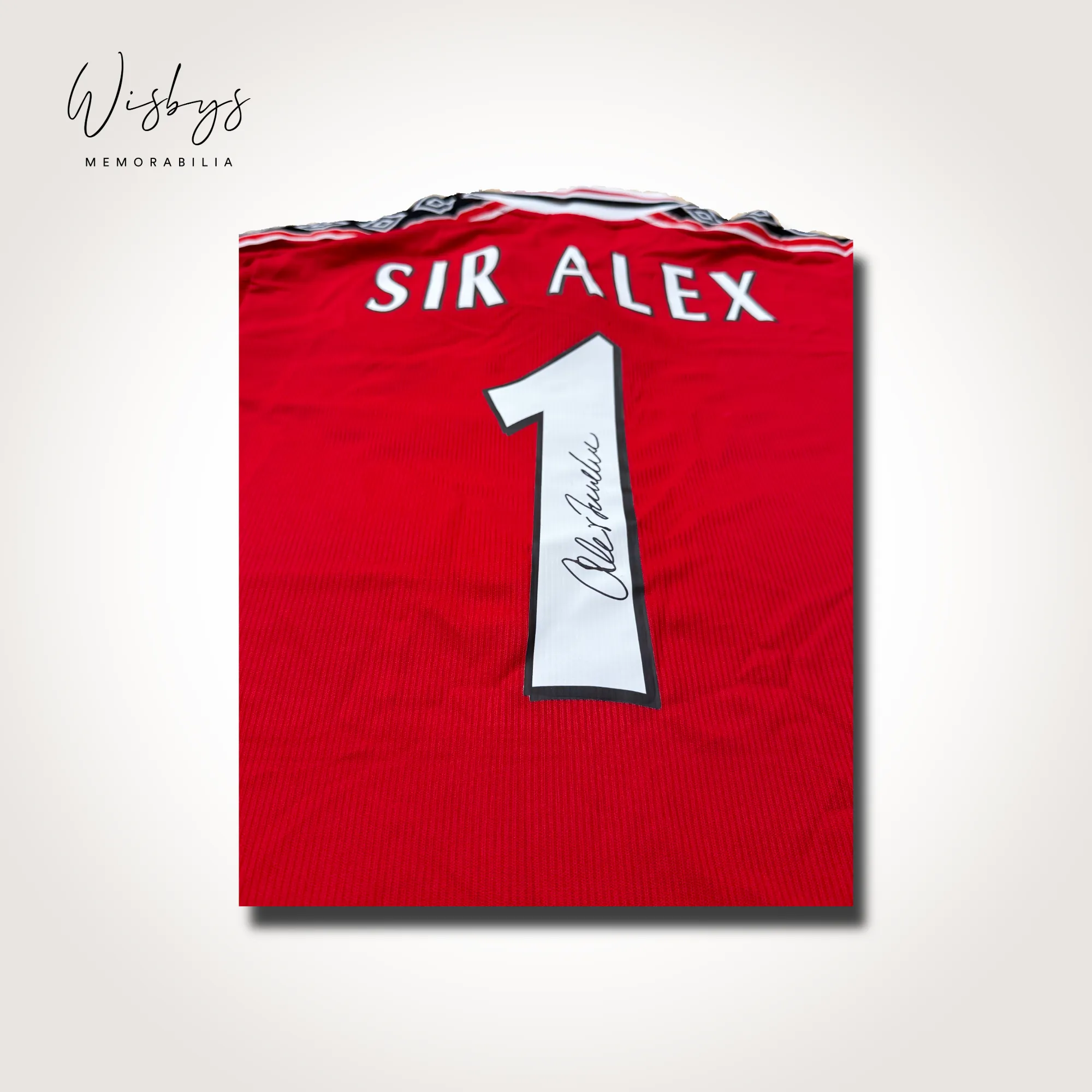 Sir Alex Ferguson signed jersey, view 3