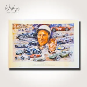 Stirling Moss Signed 80th Birthday - Commemorative Edition