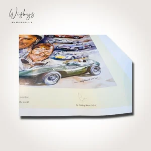 Stirling Moss Signed 80th Birthday - Commemorative Edition, view 2