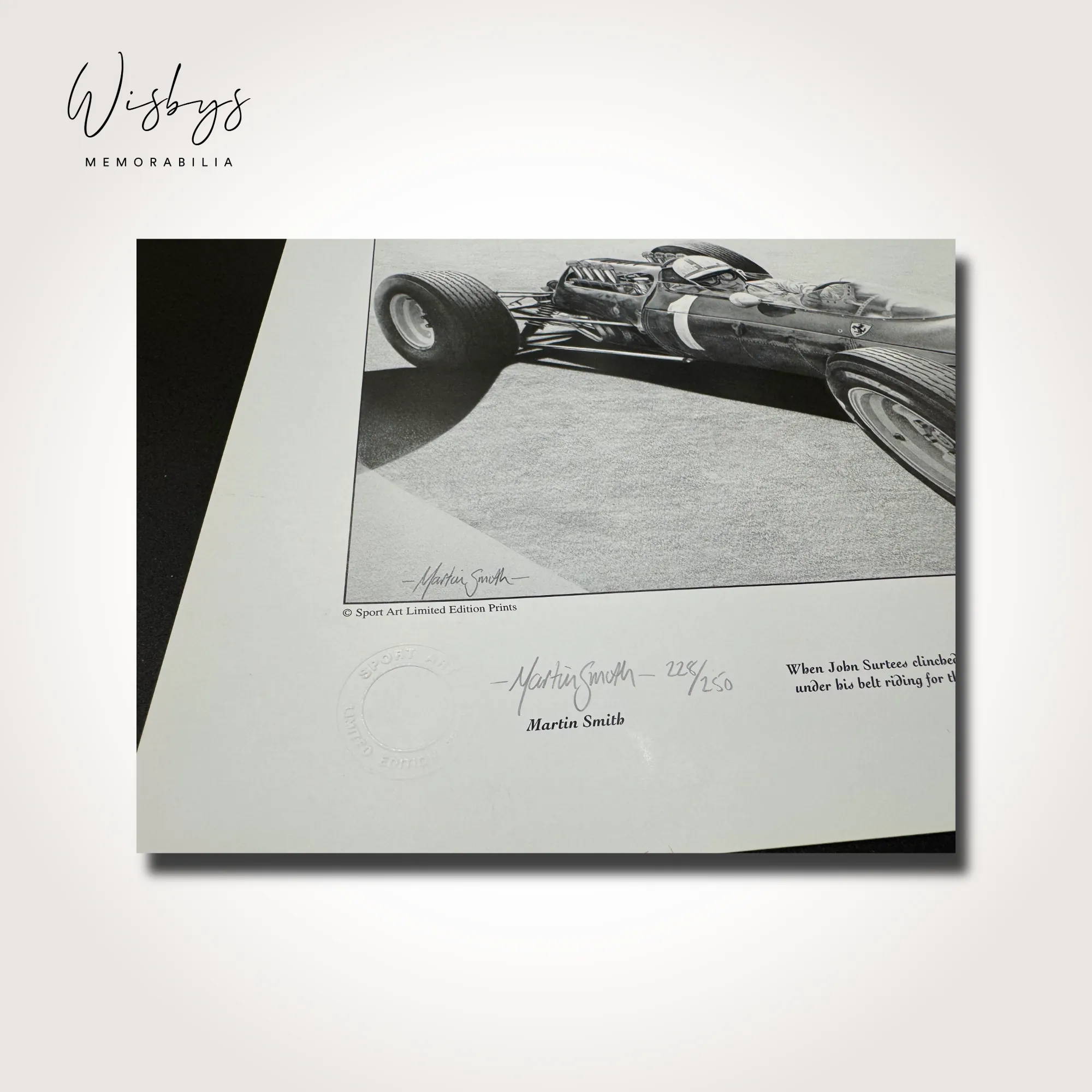 John Surtees limited edition artwork, view 3