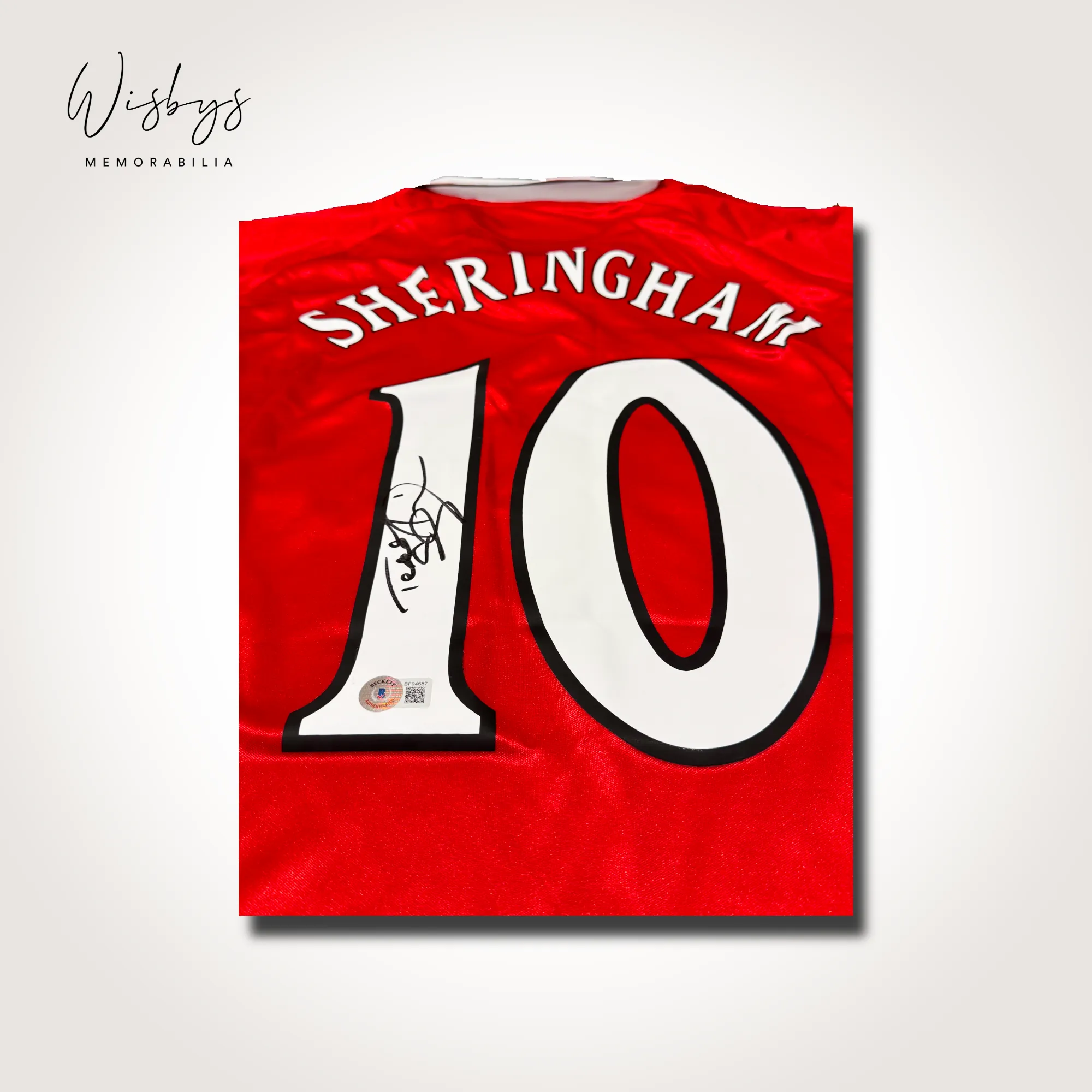 Teddy Sheringham Manchester United jersey, view 3