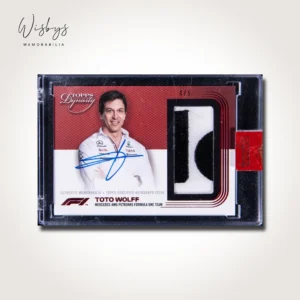 2022 Topps Dynasty F1 Auto Patch Card - Toto Wolff (#4/5)