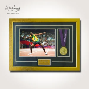 Usain Bolt replica photo