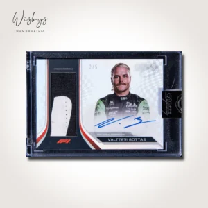 Valtteri Bottas signed trading card