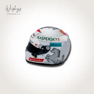 Sebastian Vettel Ferrari helmet, view 2