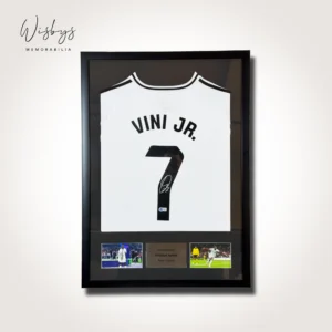 Real Madrid framed jersey