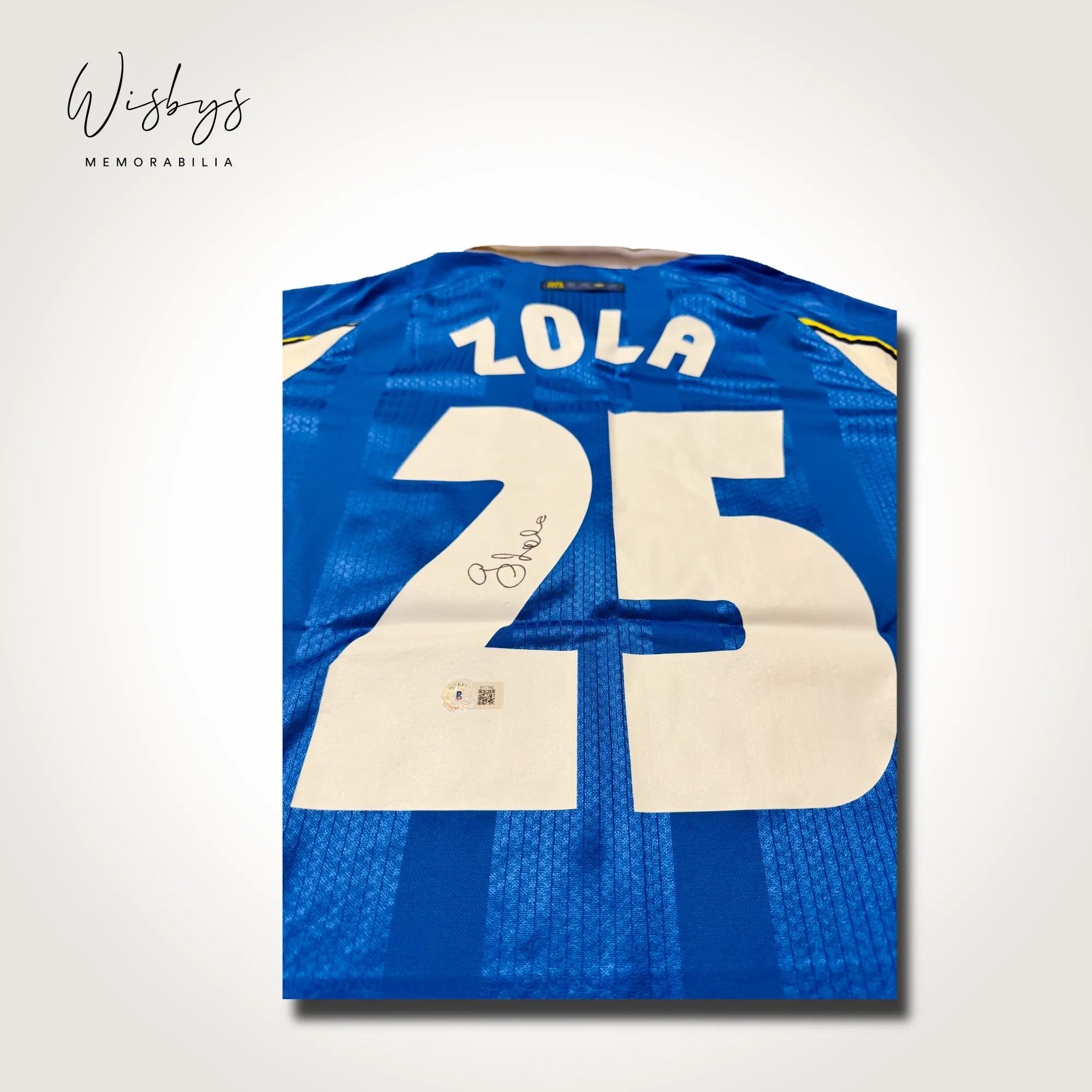 Gianfranco Zola Chelsea jersey, view 4